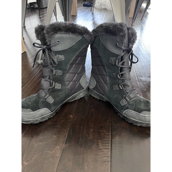 Columbia Women's Ice Maiden II Snow Boot Size 10 Black - Picture 6 of 9
